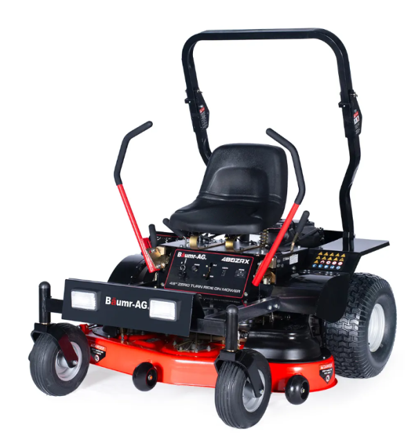 48" Zero Turn Ride On Lawn Mower, Electric Start System, 24HP 803cc Petrol V-Twin, Dual Hydrostatic Drive